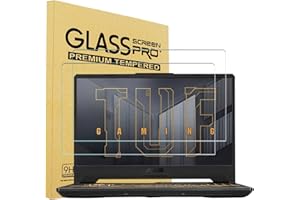 i-Tensodo 2 Pack 15.6 Inch Tempered Glass Screen Protector Compatible with ASUS TUF 15.6 Inch Gaming Laptop, ASUS VivoBook 15