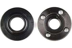 2pcs M14 Flange Nut Set Thread Replacement Angle Grinder Inner Outer Flange Nut Set Tools for 14mm Spindle Thread Flange Nut