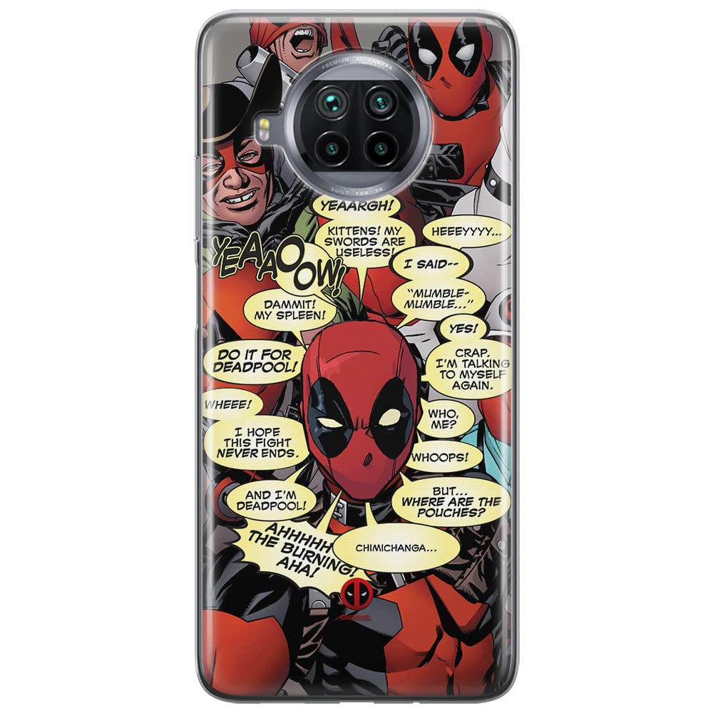 ERT GROUP mobile phone case for Xiaomi MI 10T LITE/REDMI NOTE 9 PRO 5G original and officially Licensed Marvel pattern Deadpool 008 adapted to the shape of the mobile phone, case made of TPU — image 1