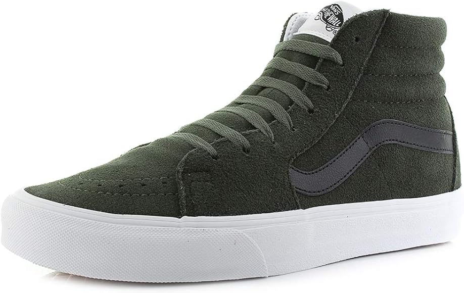 dark green high top vans