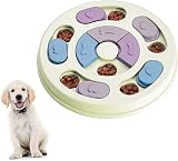 Elezenioc Dog Puzzle Slow Feeder Toy Green Treat Dispenser