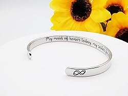 Dczosily Inspirational Bracelet Cuff Bracelets for