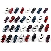Evemodel 50pcs Z Scale N Scale 1:200 Model Car Model Train Layout Building Accessories Scenery