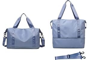 NRW Expandable Travel Duffle Bag Weekender Carry on Overnight Bag Gym Bag for Women