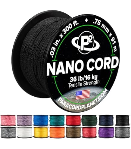 Stars And Stripes Micro Cord - 125 Ft Type I Paracord For Craft Projects