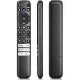 Only for TCL Google TV Remote Control Replacement, Responsive, No Setup | Rugged Durable RC813 Compatible with TCL QM8/QM7/S5/S4/S3/Q7/Q6/Q5 4K UHD HDR LED QLED QD-Mini LED Full-HD Smart TVs