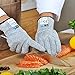 Dowellife Cut Resistant Gloves Food Grade Level 5 Protection, Safety Kitchen Cut Gloves for Chef Oyster Shucking Mandolin Knife Butcher Meat Cutting