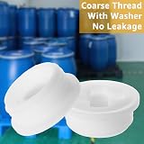 EATHEATY 50 Pcs 2" Bung Cap Plastic Drum Bung Hole Plugs with Silicone Gasket view 5