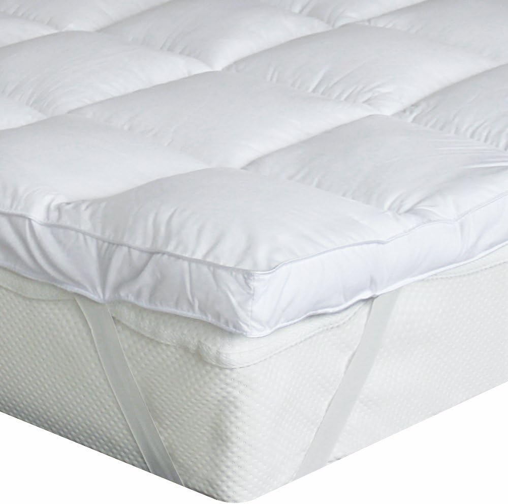 Bedecor Quilted Mattress Topper Microfibre Mattress Pad 140 * 200cm