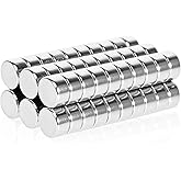 60 Pcs Small Magnets, Round Refrigerator Fridge Magnet, Mini Magnets for Crafts & Whiteboard, Strong Durable Tiny Magnet for 