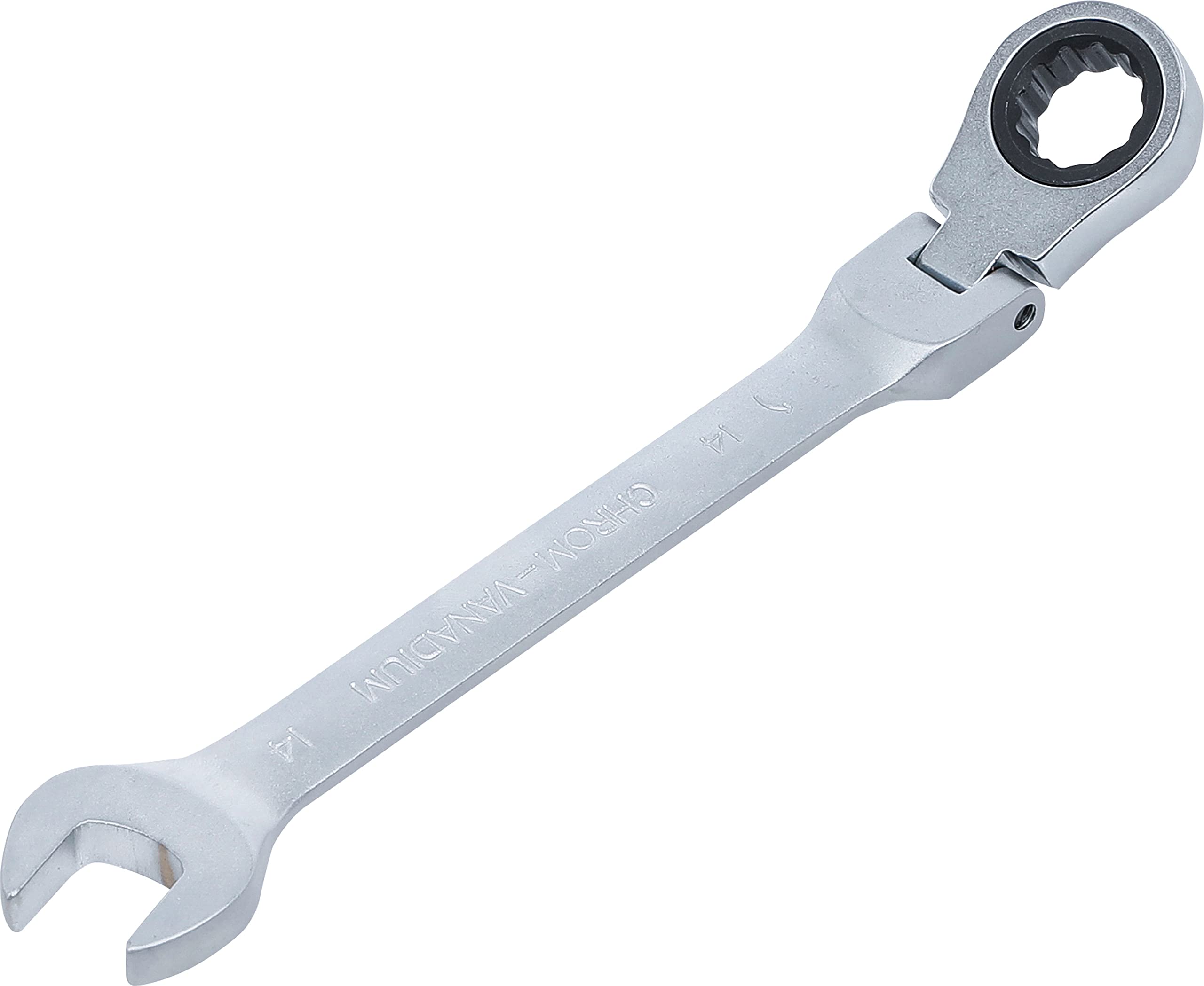 BGS 6714 | Ratchet Combination Wrench | adjustable | 14 mm