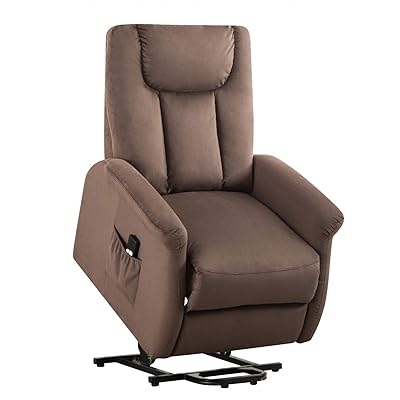 Bonzy Home Power Lift Recliner Chair for Elderly, Chocolate