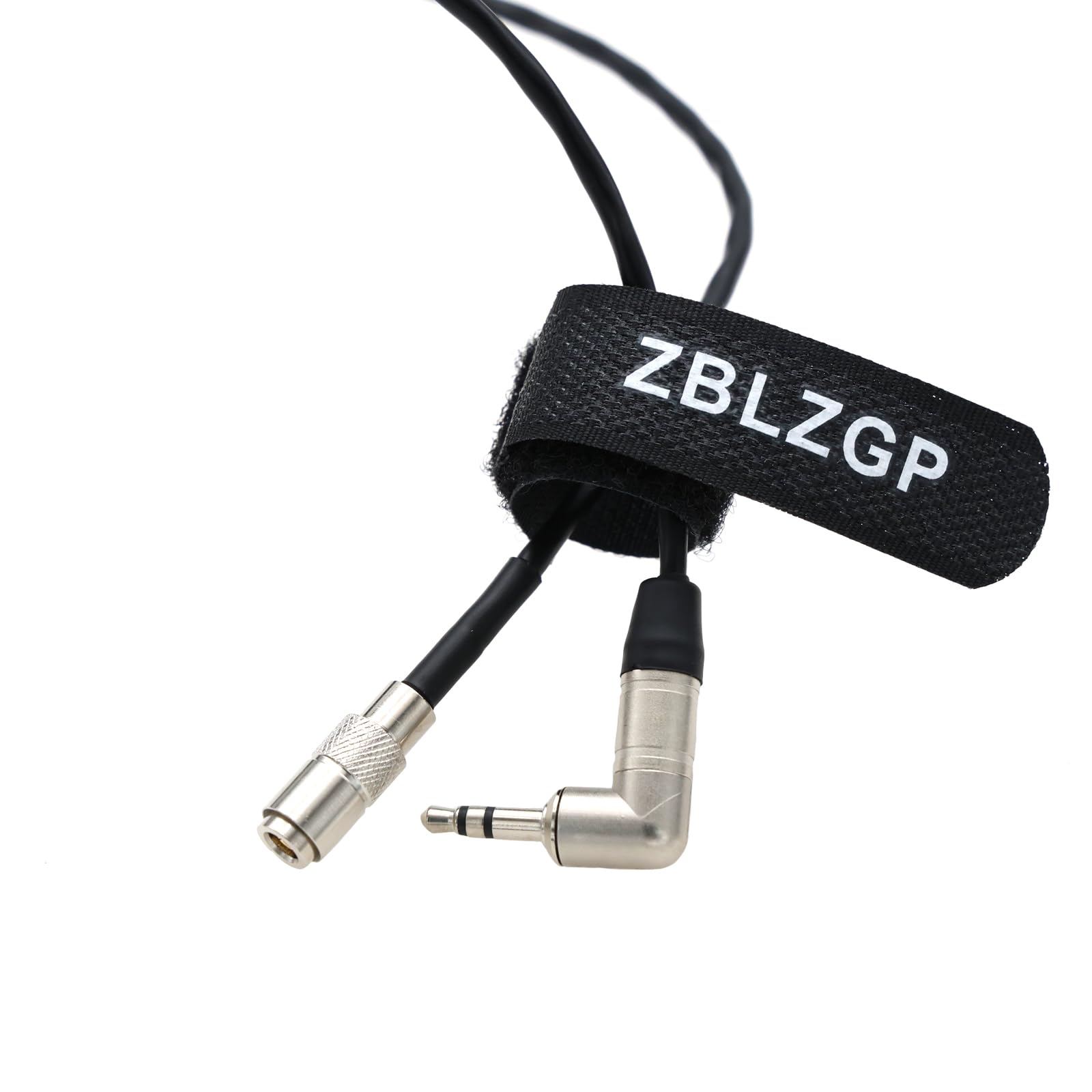ZBLZGP DIN 1.0 2.3 BNC to Right Angle 3.5mm Jack UltraSync ONE Timecode Cable for DSLR Cameras (Straight din 1.0/2.3)