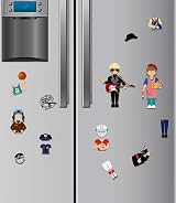 SpriteGru Magnetic Dress Up Doll Set 56 PCS 21 Occupations Preschool Learning view 6