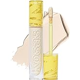 Kosas Revealer Concealer - Medium Coverage Makeup with Hyaluronic Acid, Conceals Dark Circles Under Eyes, Dark Spots and Blemishes + Brightens, Hydrates, Long-Lasting & Vegan, (Tone 0.5 N)