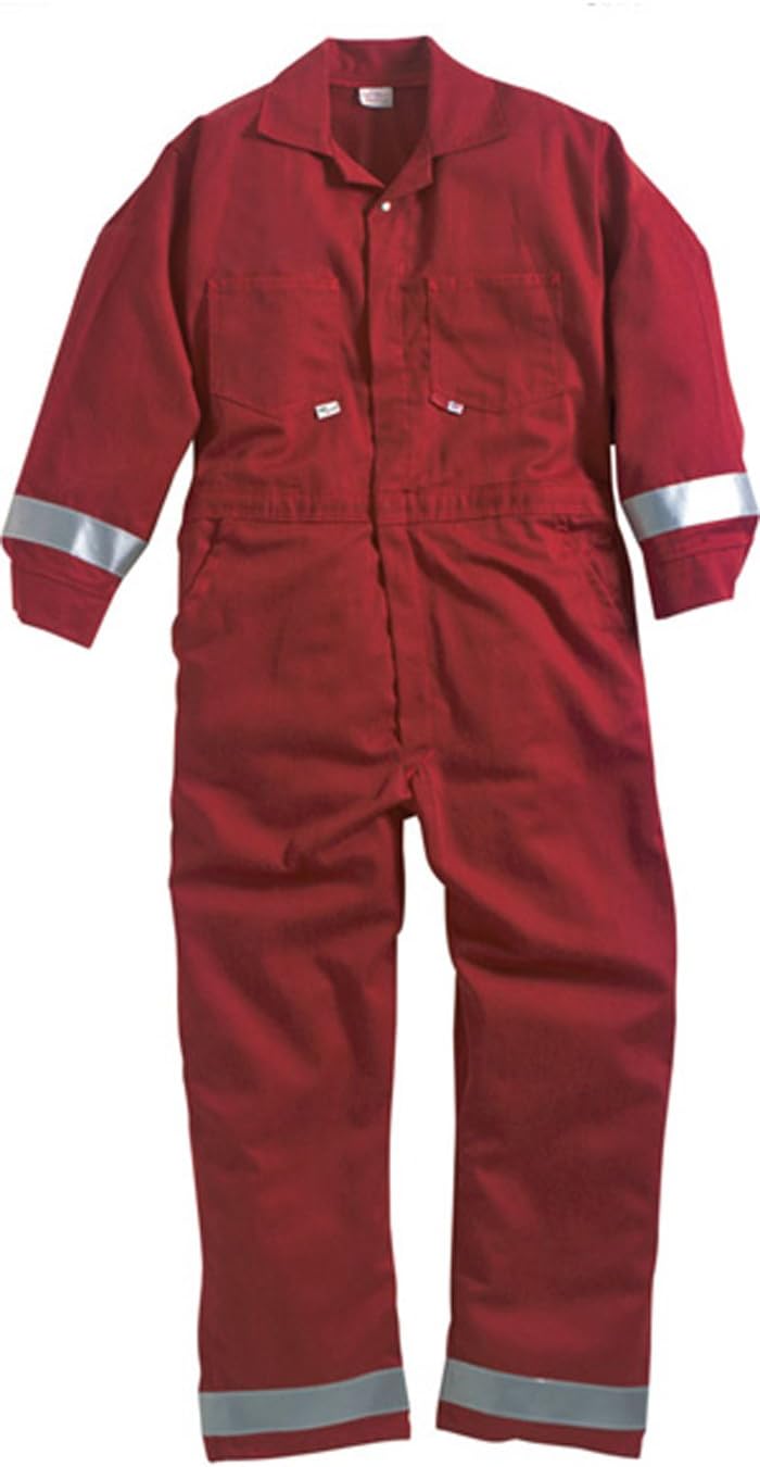 RED 2X SafTech Flame Resistant (FR) Zippered Front Oil