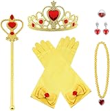 Vicloon Princess Ice Queen Costume Accessories Set of 5 for Kids