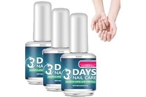 3 Days Nail Care Oil with Keratin, Nail Strengthener & Cuticle Care, Fast Moisturizing & Strengthening for Dry, Weak & Fragil