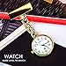 Powshop Nurse Lapel Pin Watch Hanging Medical Doctor Pocket Watch Pin-on Lapel Watch