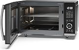 Sharp YC-QG204AU B Compact 20L 800W Microwave with Grill 1050W Flatbed view 2