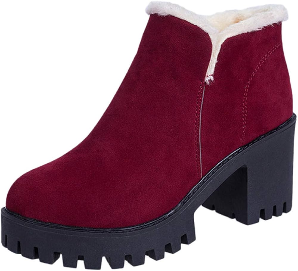 Sanità e Ristorazione GiveKoiu Stivali Donna Invernali Cavaliere Stivaletti  Caldi Eleganti Scamosciato Scarpe a Punta Rotonda Scarpe Tacco Alto Regalo  Natale Donna urban-earth.co.uk