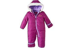 Pink Platinum Baby Girls Snowsuit Onesie - Breathable Infant Newborn Onesies Hooded Winter Suit Baby Girls Clothes