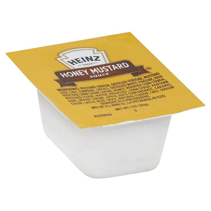 Heinz Honey Mustard Dunk Cup, 100 Count 1 Ounce Amazon.co.uk Grocery