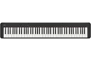 Casio CDP-S160 – 88-Key Weighted Digital Piano with Scaled Hammer Action Keyboard | Duet Mode for Students | Realistic Feel, Slim & Portable | Built-In Tones, Effects, USB-MIDI, Speakers | Black