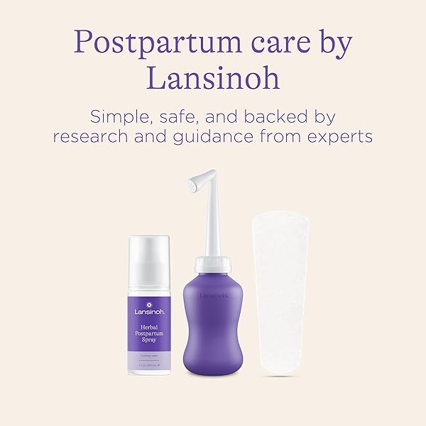 LANSINOH POSTPARTUM COOLING PADS, PERINEAL ICE PACKS, 12 COUNT, WITCH HAZEL PADS FOR POSTPARTUM CARE, PADSICLES WITH COOLING AND COMFORTING ALOE VERA