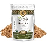Organic Way Dandelion Root Powder (Taraxacum officinale) | Herbal Tea - European Wild-Harvest | Organic & Kosher Certified | Non GMO & Gluten Free | USDA Certified | Origin - Albania (4 Oz)