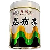 UMAYA - Kinjyo Jirushi Kombu-Cha - Authentic Japanese Powdered Seaweed Tea - Savory Kelp Green Tea Drink Mix - Versatile Powder Adds Umami-Rich Flavor To Food - 2.4oz (70g)