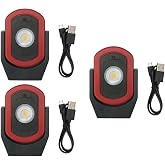 Maxxeon MXN00810 WorkStar Cyclops USB-C Rechargeable LED Work Light, Pack of 3 Lights