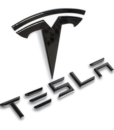 LARGE MATTE BLACK E Logo "3 Line" Replacement Badge Rear Trunk Or Frunk Hood Top Metal Emblem - Foto 9