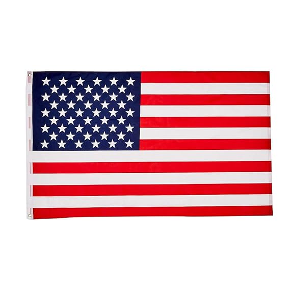 Vektenxi 1 STÜCKE Premium Amerikanische Flagge Klassische USA Flagge Stars and Stripes für Home Office School Desktop Decor