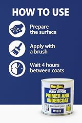 Rustins WHPU500 500ml Quick Dry Primer Undercoat for Wood Walls Interior view 4