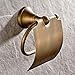 Leyden Brass Toilet Paper Holder, Antique Brass Toilet Paper Holder Bathroom Tissue Roll Holder with Cover Wall Mounted