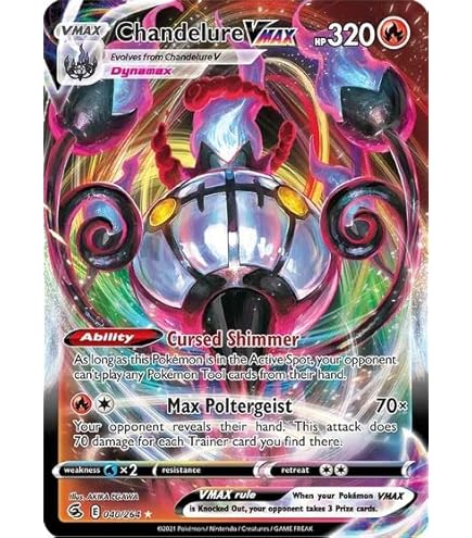 Pokémon - Chandelure V - 039/264 - Ultra Rare - Sword & Shield - Fusion  Strike