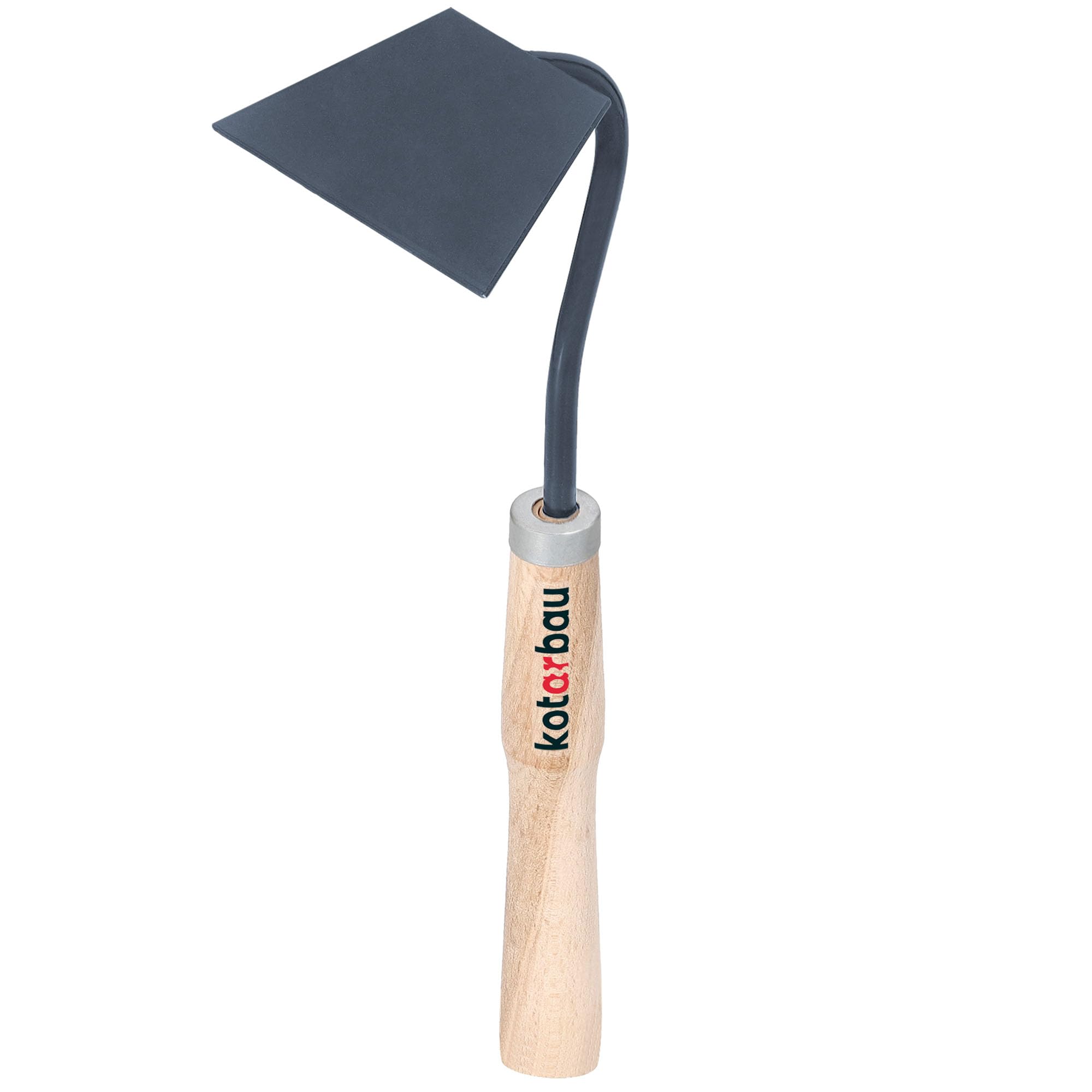 KOTARBAU® Garden hoe with short wooden handle with hole for hanging