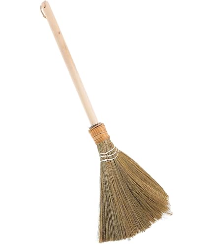 Anneome Small Broom Small Cleaning Broom Household Duster Mini Witch Cinnamon Whisk Thai Household Cleaning S Short Handle Brown Silk Office Accessories, 842Y8AB214ZH20JM - View #11