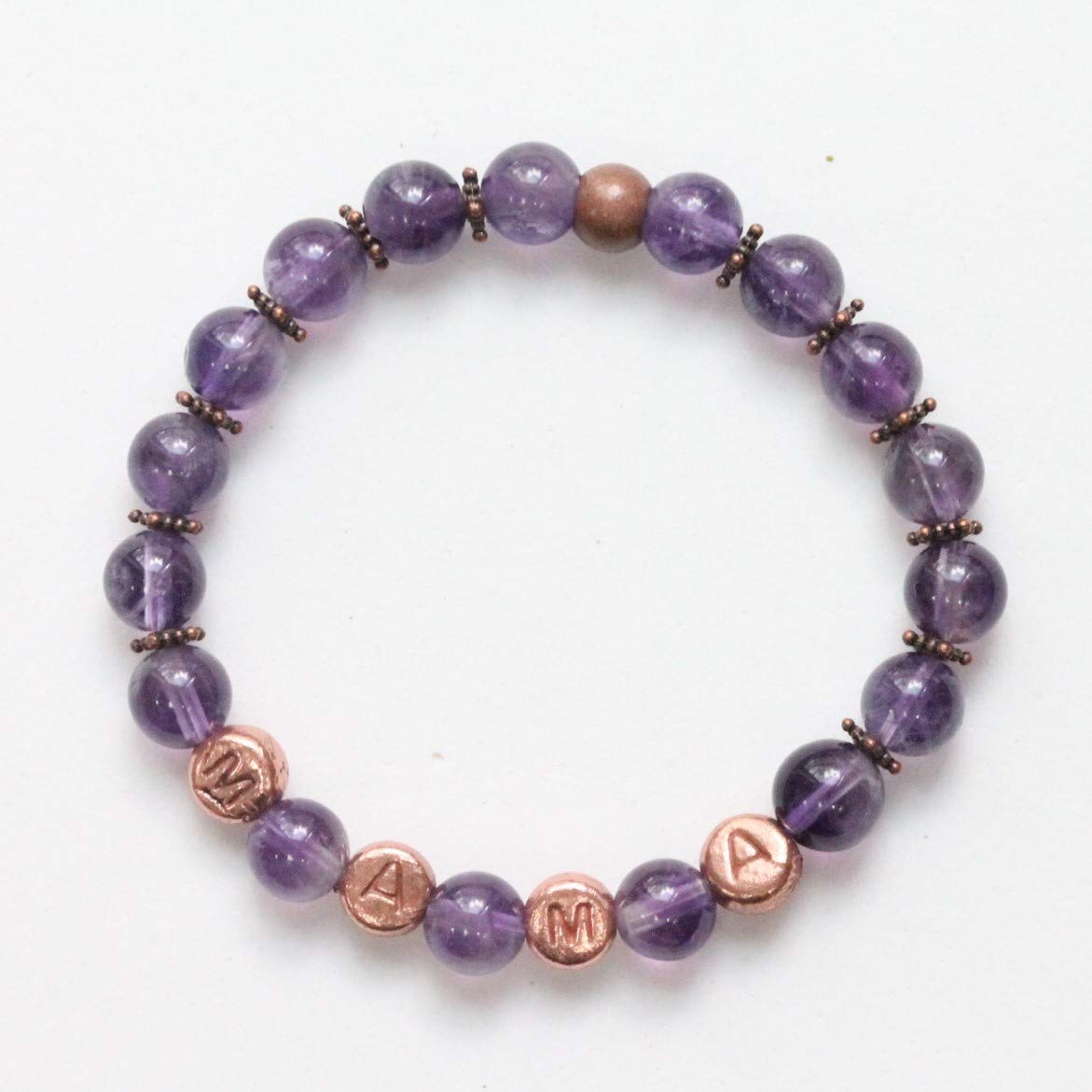 Personalized MAMA Beaded Name Bracelet for mom mother Handmade