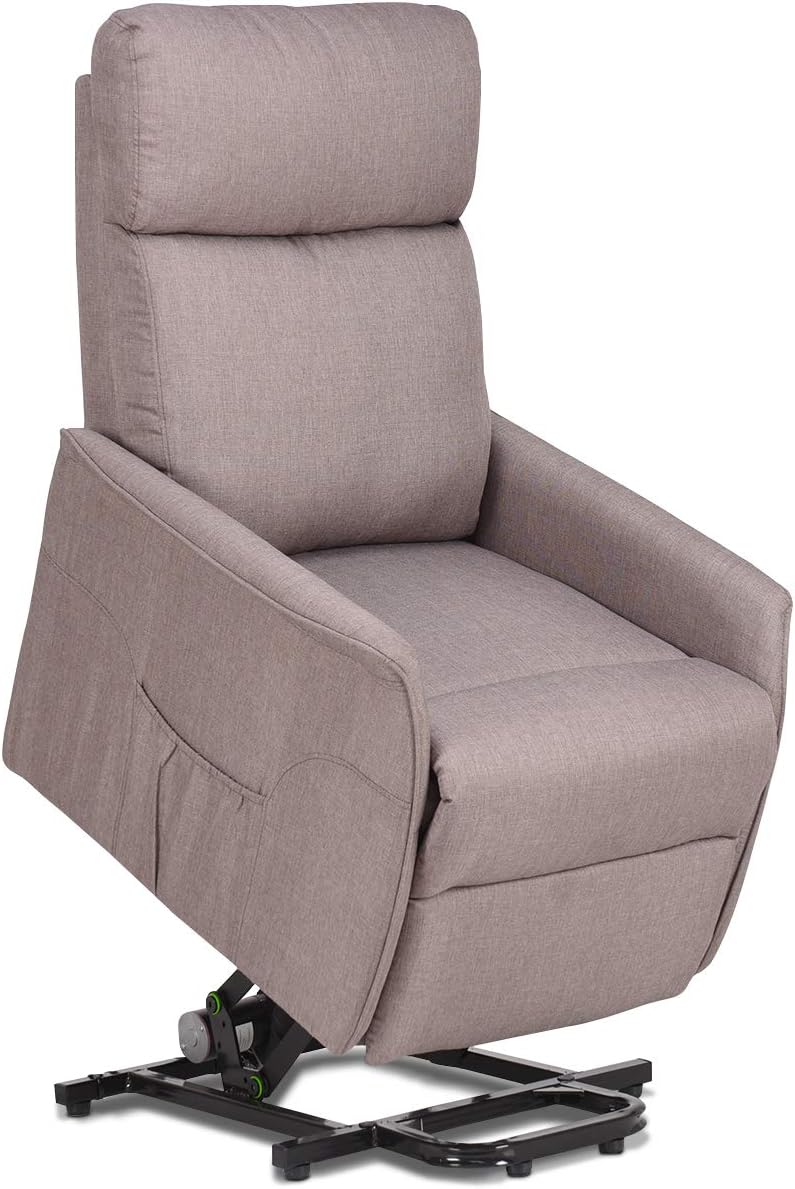 Giantex Recliner Sofa Chair Power Lift Recliner Fabric
