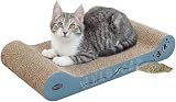 TRIXIE Wild Cat Scratching Board with Catnip Blue 41 x 7 x 24 cm view 1