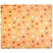 30x30 Inch Plush Fleece Baby Swaddle Blanket - Assorted Unisex Colors Polka Dot Blankets for Receiving Newborns by bogo Brands (Orange)