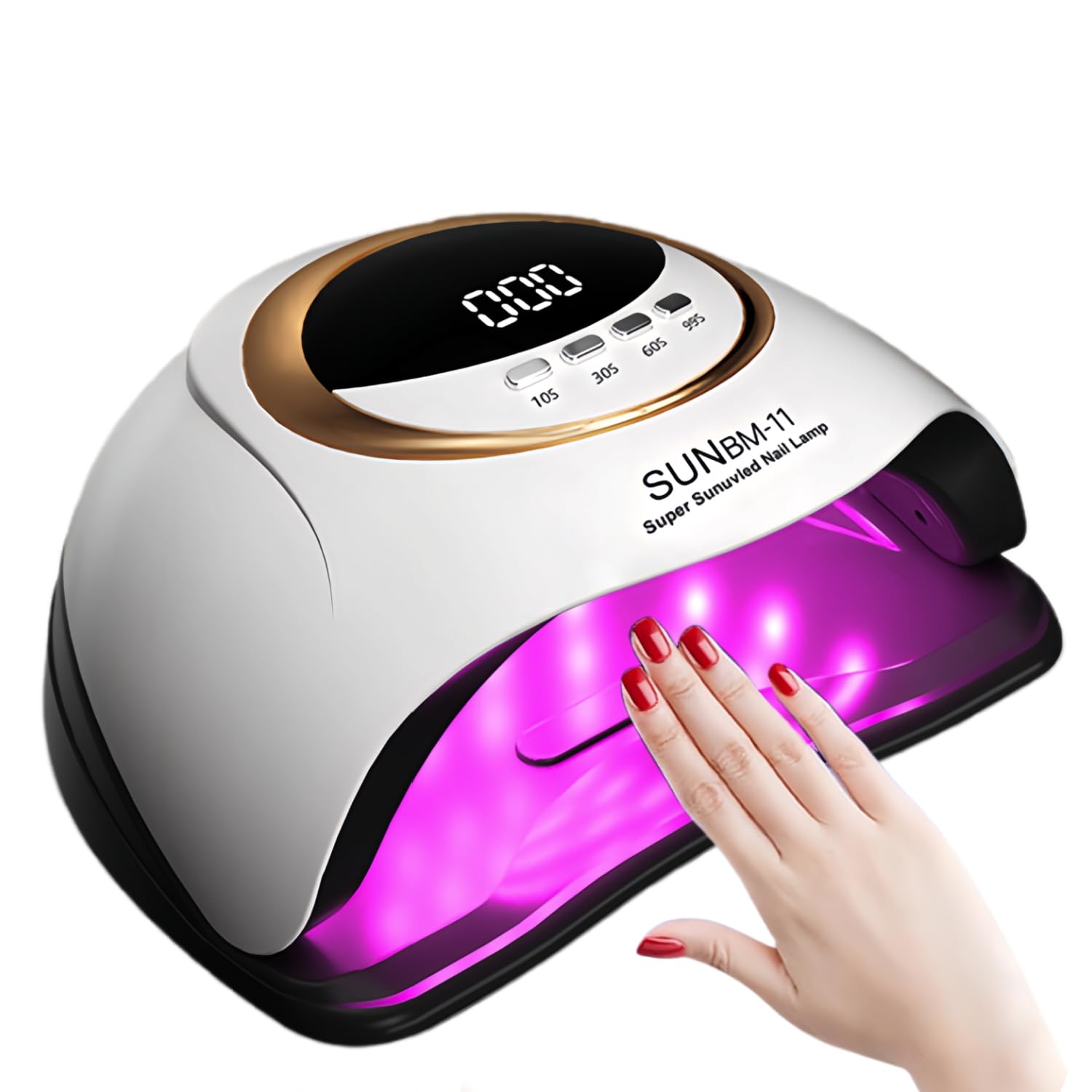 UV LED Nail Lamp, 280W Professional UV Nail Dryer Light for Gel Nails with 66 Beads, Fast Curing Gel Polish Lamp Auto Sensor 4 Timer Setting, Nail Art Drying Tools for Fingernail and Toenail (PRO)