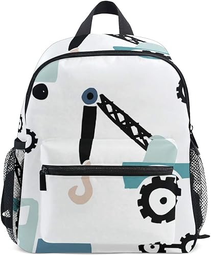 Amazon リュック サック キッズ 子供絵 トラック ショベルカー パワーショベル 玩具柄 バッグパック 女の子 男の子 幼稚園 かわいい 遠足 防水 通園 通学 子供用 Kimdan シューズ バッグ