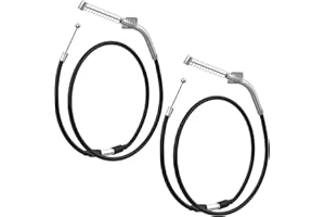 WEIYINGSI Dual Front Brake Cable Set 125cc 150cc 200cc 250cc ATV Quad- Drum Brake Version