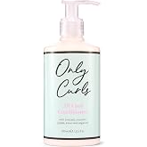 Only Curls All Curl Conditioner 300ml | Silicone-free conditioner with jojoba, coconut and avocado oils to detangle, hydrate and add shine