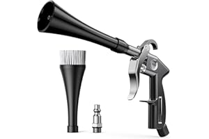 ZHEVEBAGA Tornado Car Cleaning Gun Interior Dryer Air Blow Gun, Automotive Tool Car Detailing Supplies High Pressure Air Gun, Car Detailing Cleaner Kit for Car Quickly Blasts Dirt and Dust Works with Air