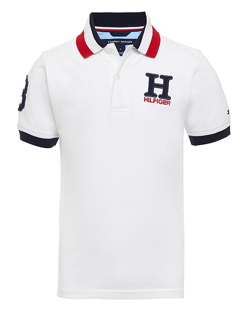 Tommy Hilfiger Short Sleeve Stretch Ivy Polo Collared Shirt, for Everyday Wear or Dressing Up