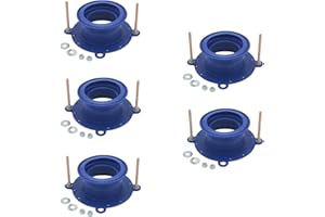 ONE-N-DONE One N Done Toilet Flange Repair Kit - Complete Toilet Seal Repair For Wax Seal, Rubber Gasket Ring,Tool-Free Nuts Includes 3 1/2-Inch Locking Zinc Bolts, Easy Toilet Bowl Repair (5)